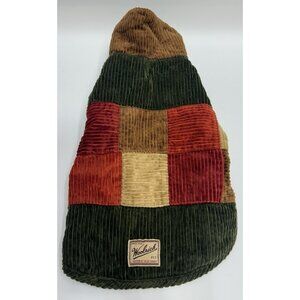 Woolrich Pet Corduroy Vest Jacket Dog SZ Small Autumn Brown Green Outdoor READ